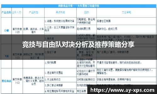 米兰竞技与自由队对决分析及推荐策略分享